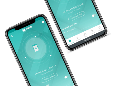 Segurança para você e sua família com o app Hero.